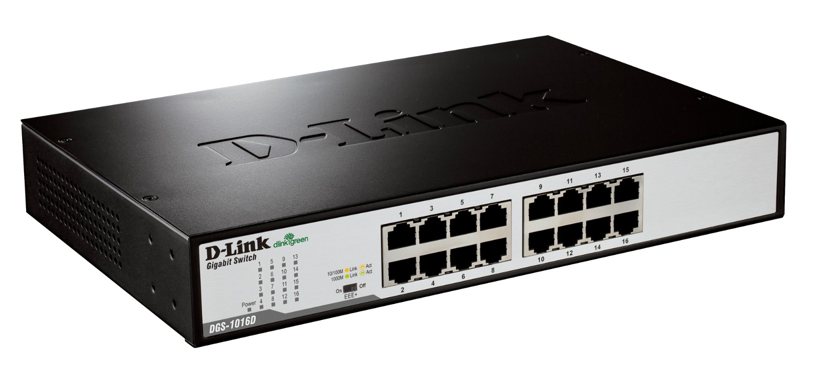 D-Link DGS-1016D/E网络交换机 入门级宽带部署的理想选择