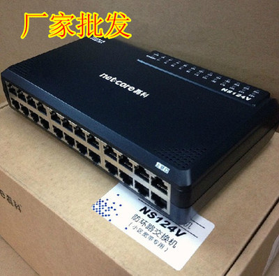 磊科NS124V 24口网络交换机 多重防护，省钱好选择